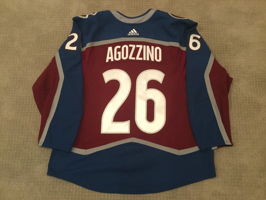 Kraig's Colorado Avalanche Game Worn Jersey Page