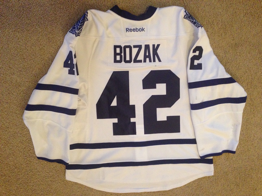 Toronto Maple Leafs 2011 - 2012 home Game Worn Jersey