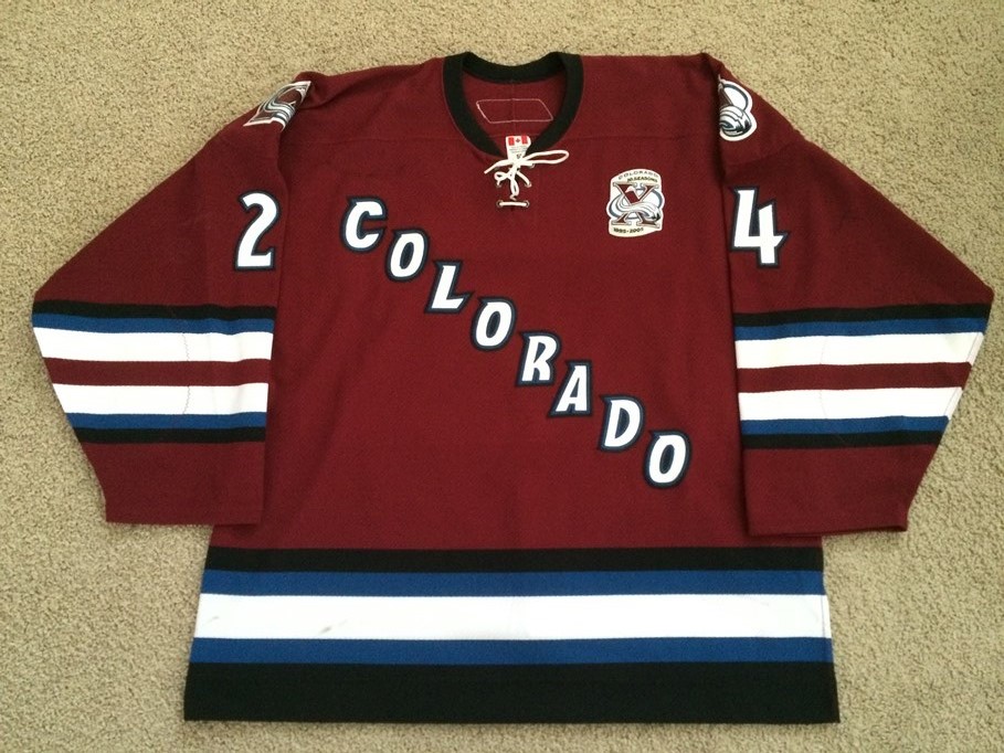 Colorado Avalanche Jersey History - Gino Hard