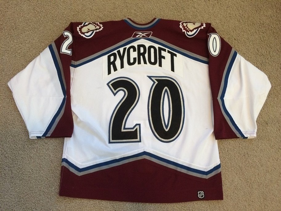 Kraig's Colorado Avalanche Game Worn Jersey Page