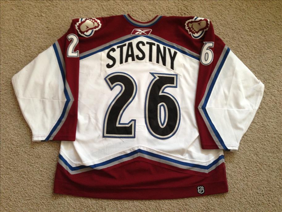 colorado avalanche game worn jerseys