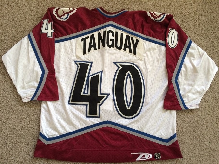 colorado avalanche game worn jerseys