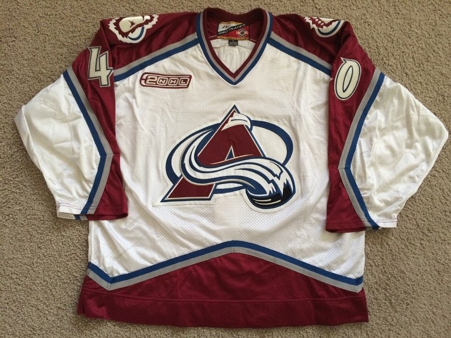 Game-worn and signed Colorado Avalanche Jersey